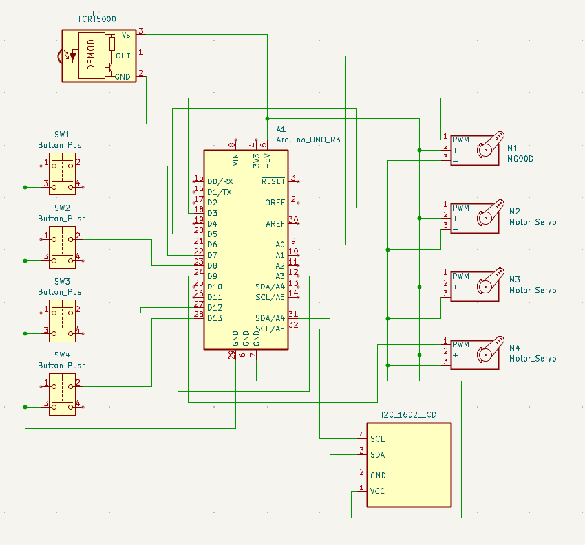 Electrical Schematic of Vending Machine
