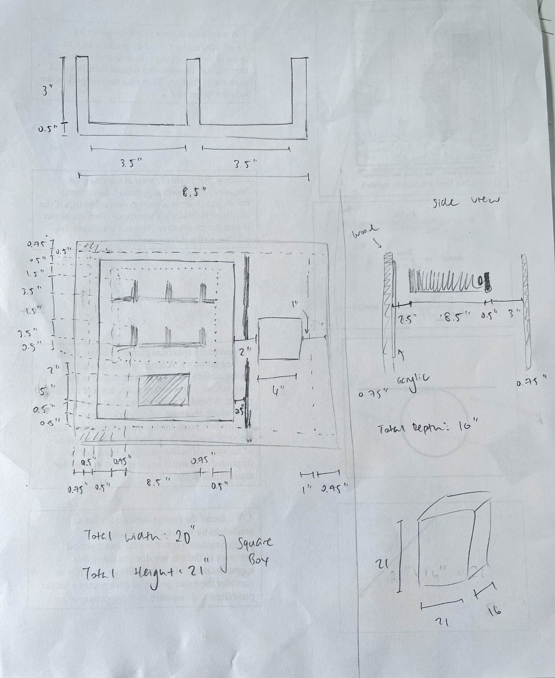 Overall Dimensions of Vending Machine (2)